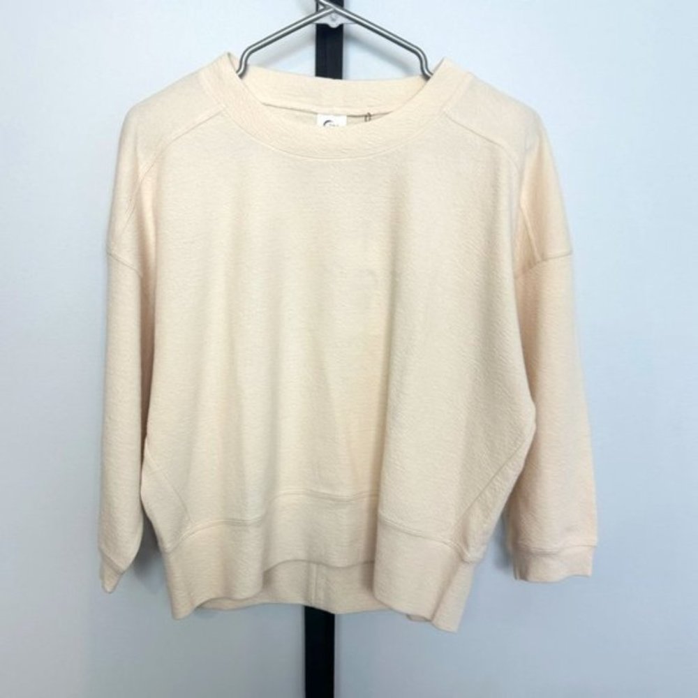 NWT - Zyia Active - Karli Textured Crop Sweatshirt - Size L